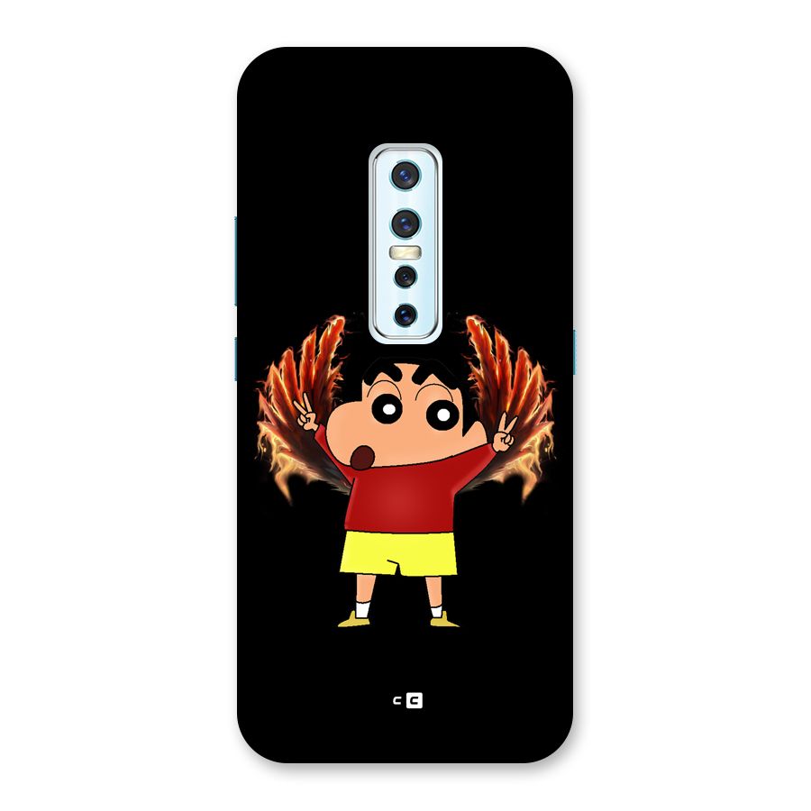 Fire Shinchan Back Case for Vivo V17 Pro