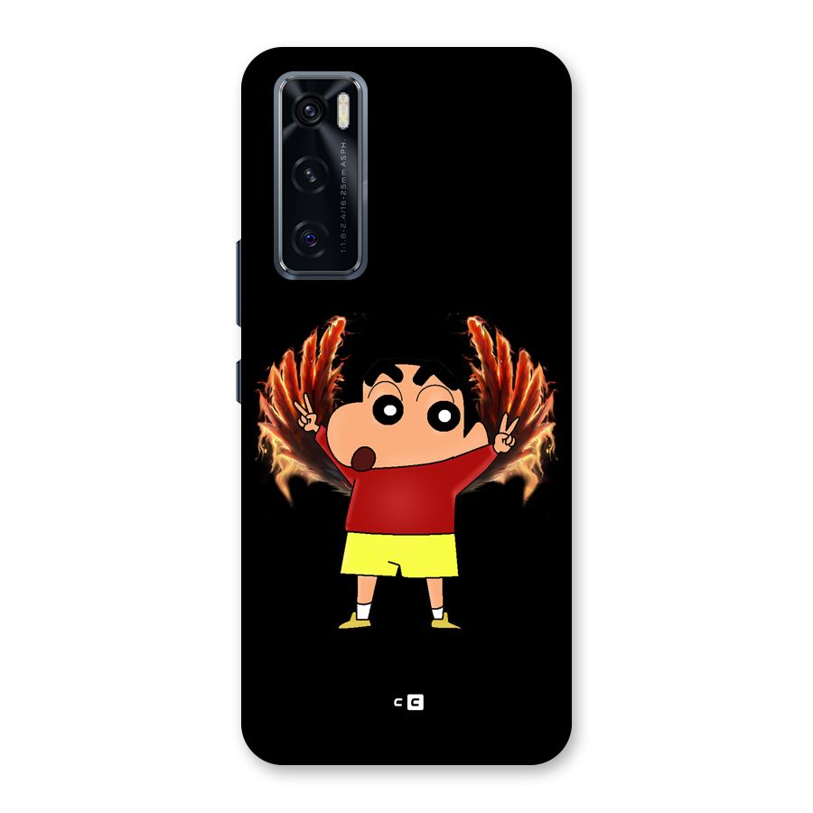 Fire Shinchan Back Case for Vivo V20 SE