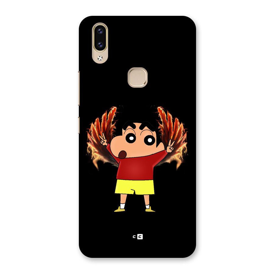 Fire Shinchan Back Case for Vivo V9 Youth