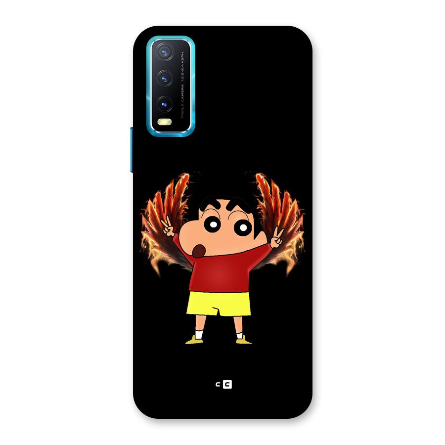 Fire Shinchan Back Case for Vivo Y20