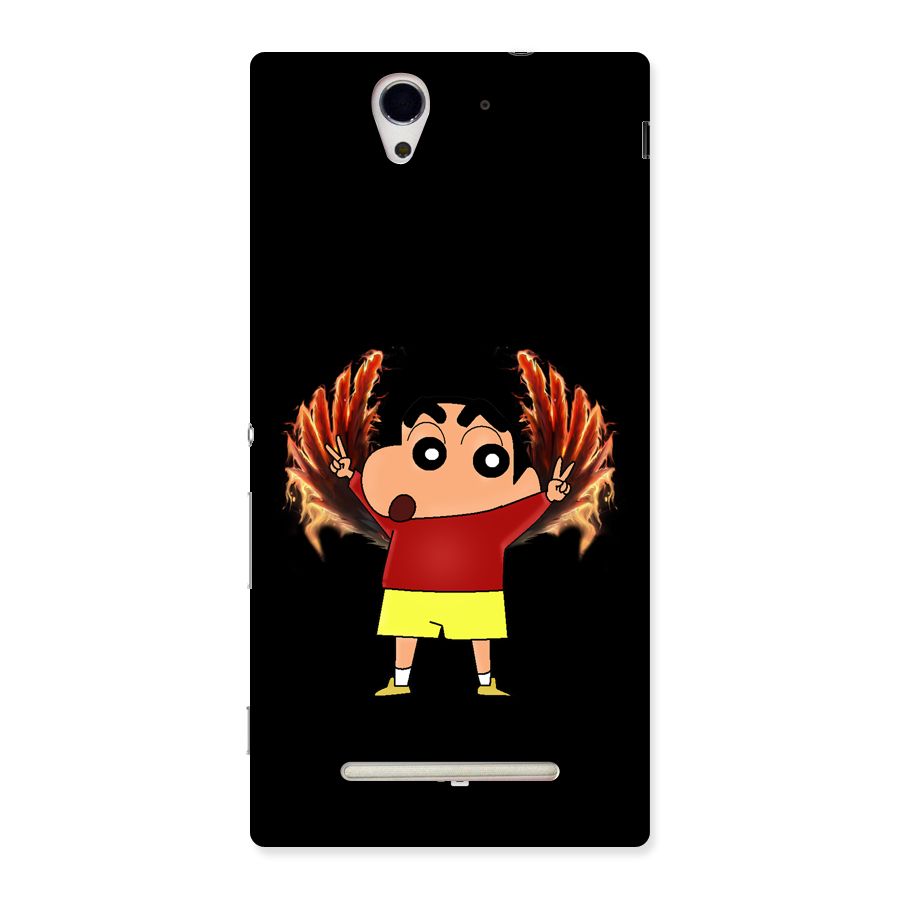 Fire Shinchan Back Case for Xperia C3