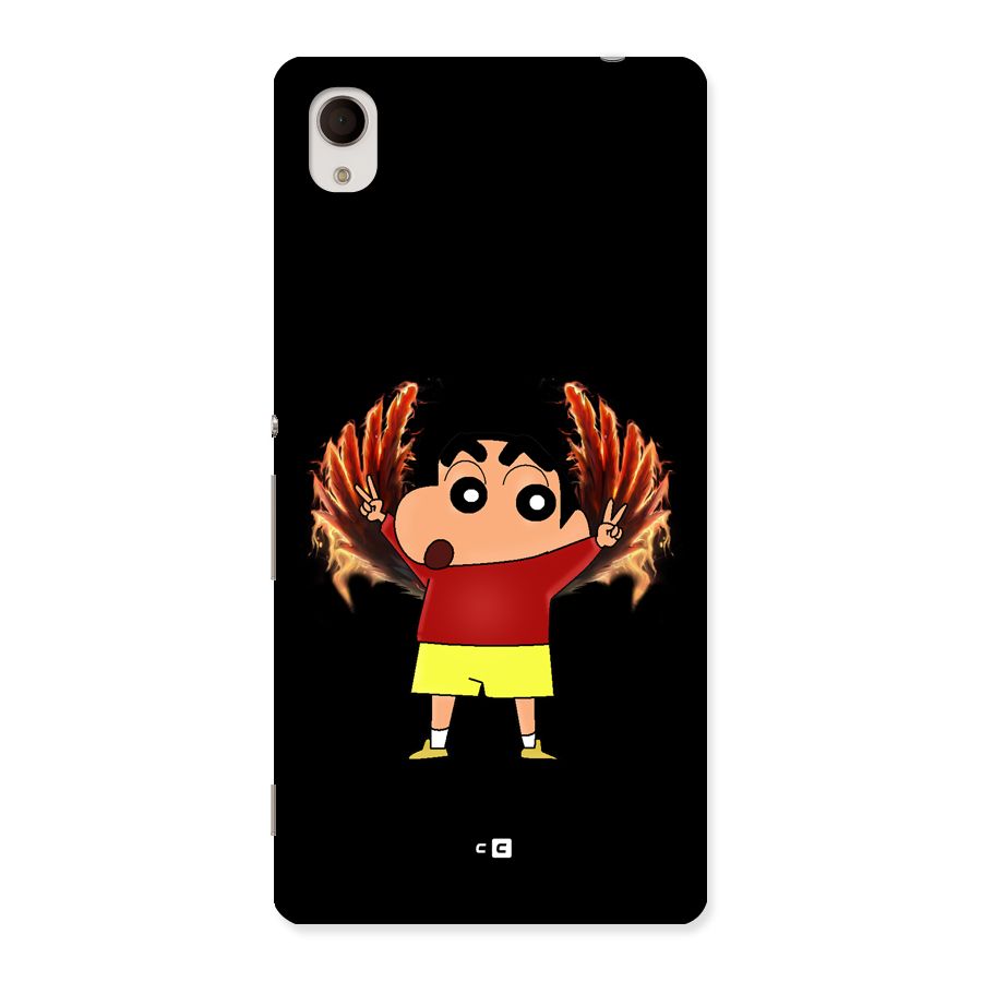 Fire Shinchan Back Case for Xperia M4