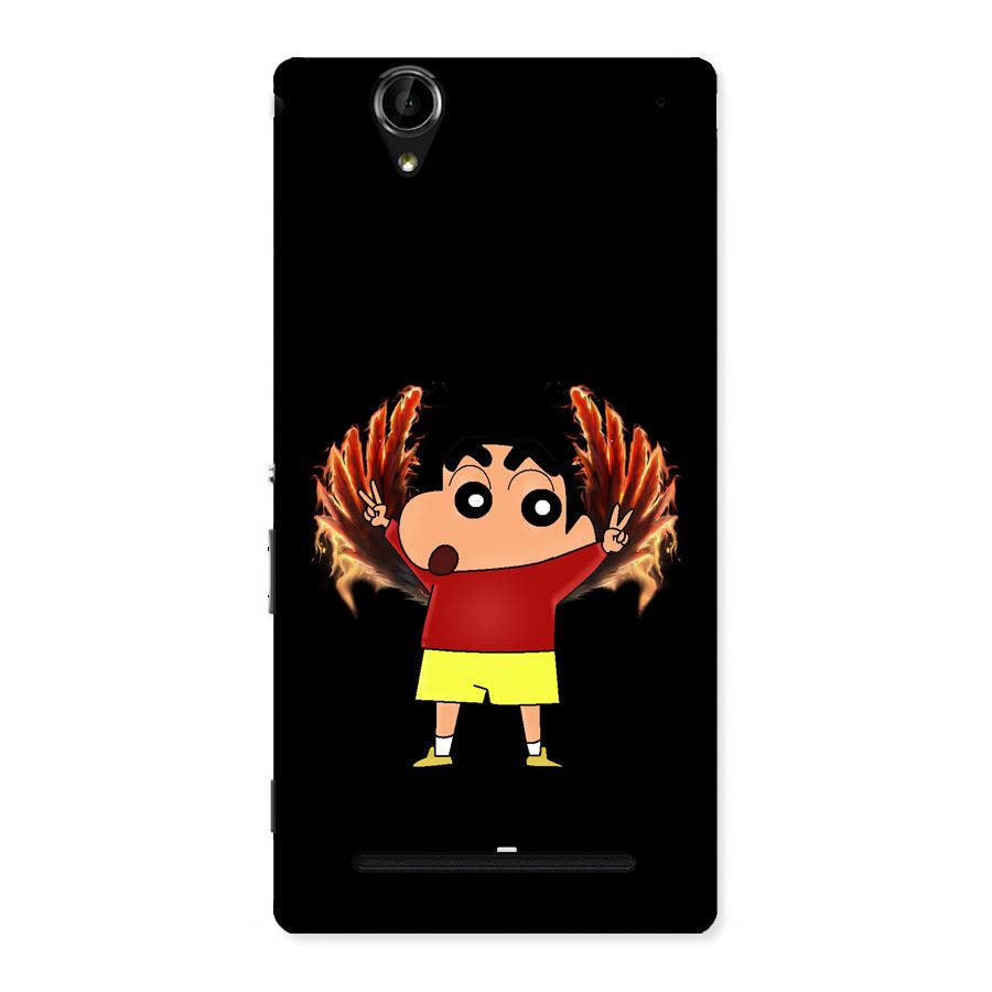 Fire Shinchan Back Case for Xperia T2