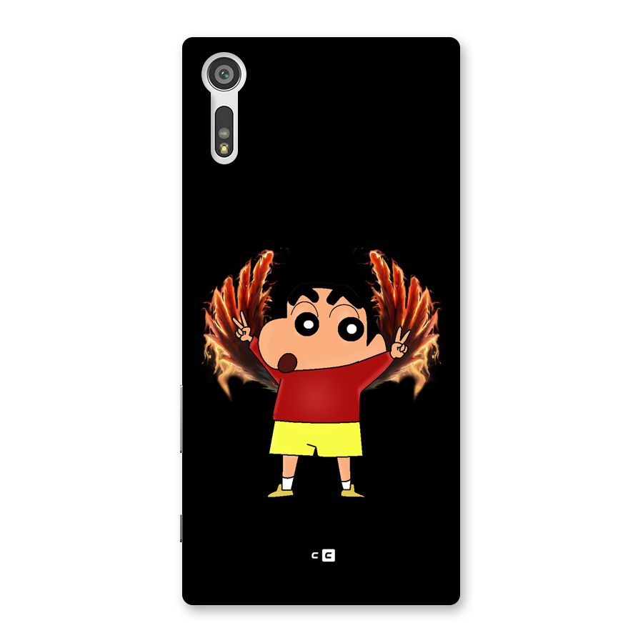 Fire Shinchan Back Case for Xperia XZ