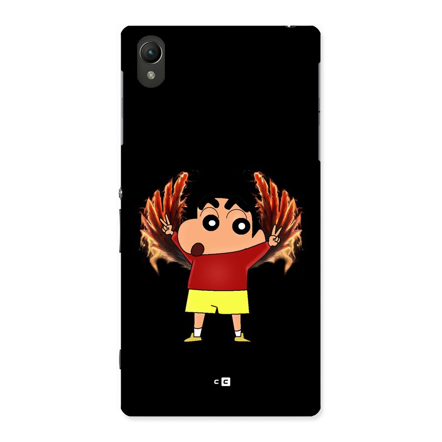 Fire Shinchan Back Case for Xperia Z1