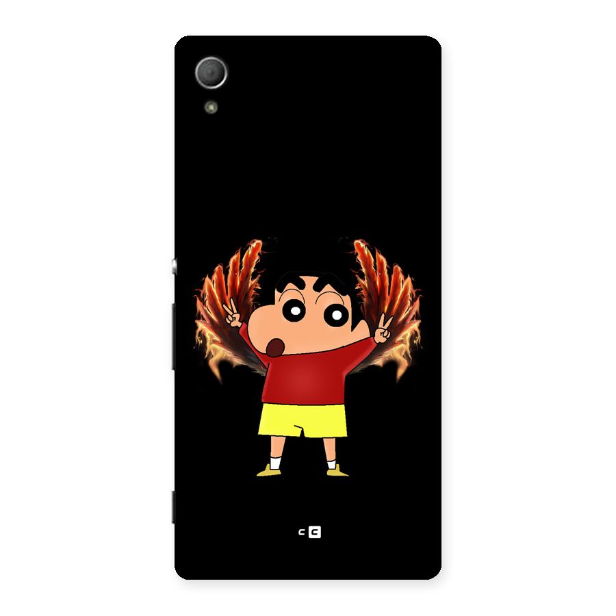Fire Shinchan Back Case for Xperia Z4