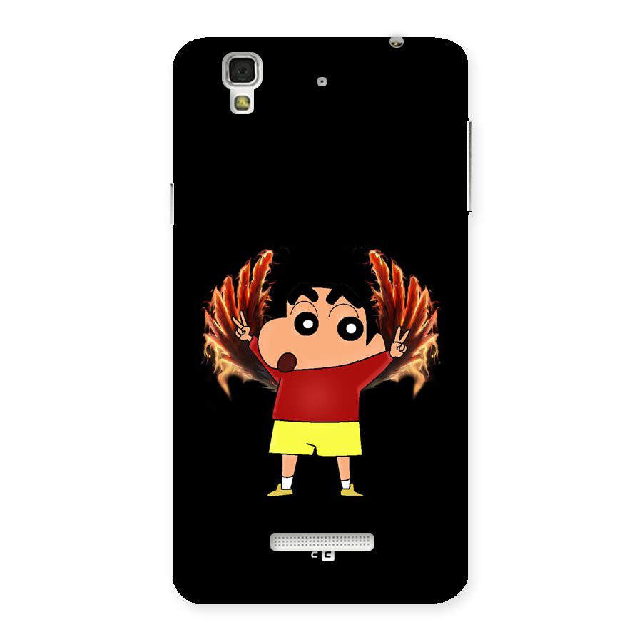 Fire Shinchan Back Case for YU Yureka Plus