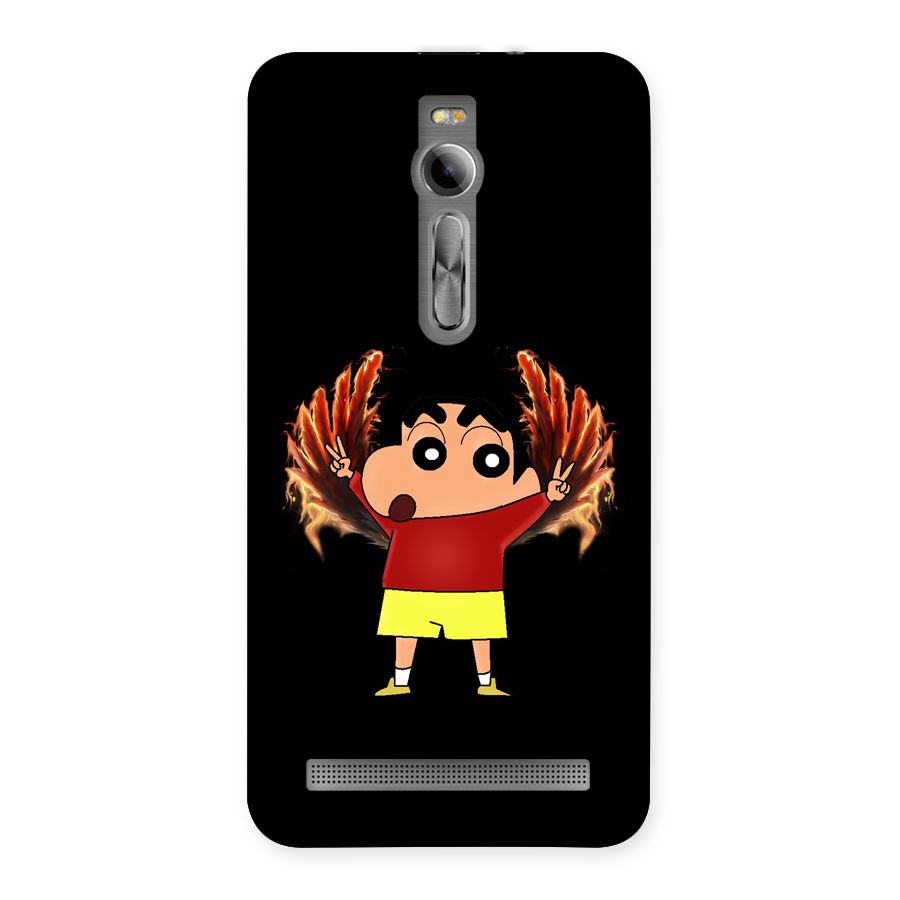Fire Shinchan Back Case for Zenfone 2