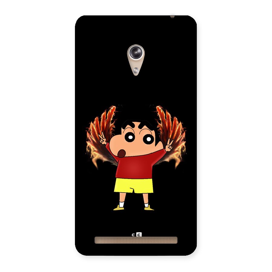 Fire Shinchan Back Case for Zenfone 6