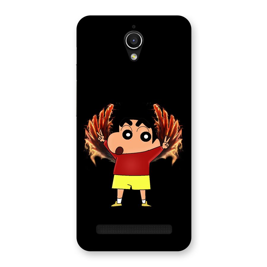 Fire Shinchan Back Case for Zenfone Go