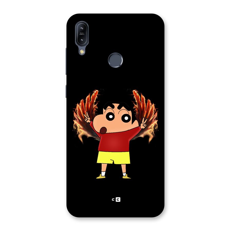 Fire Shinchan Back Case for Zenfone Max M2