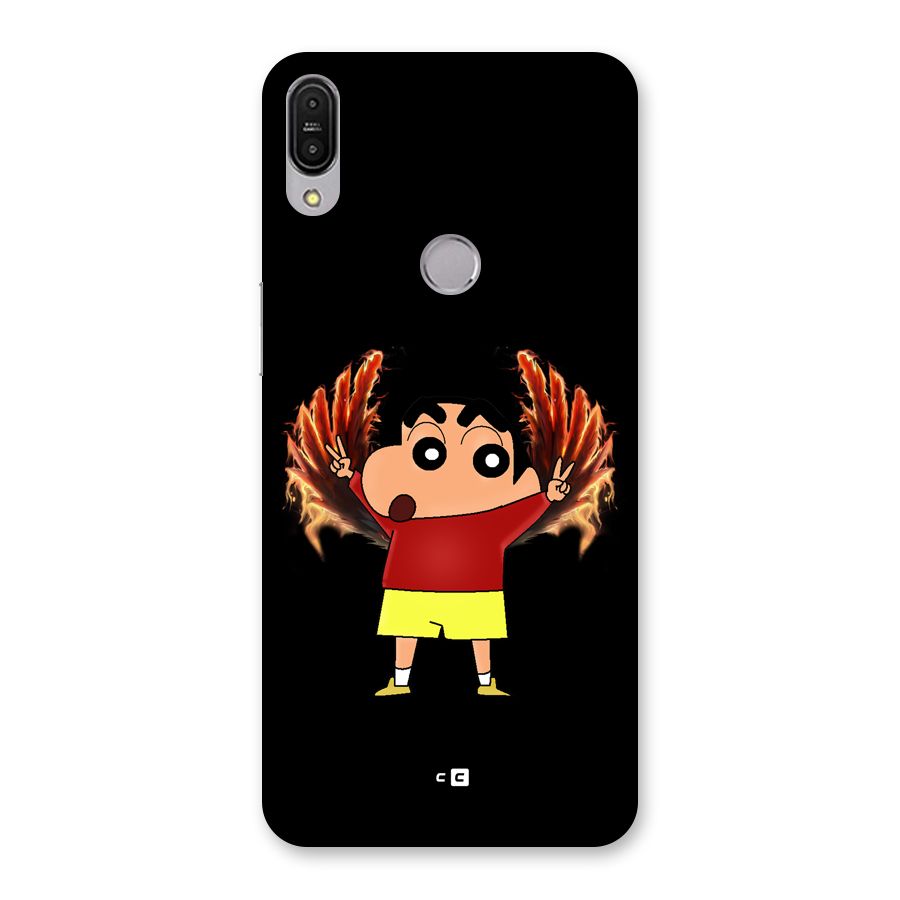 Fire Shinchan Back Case for Zenfone Max Pro M1