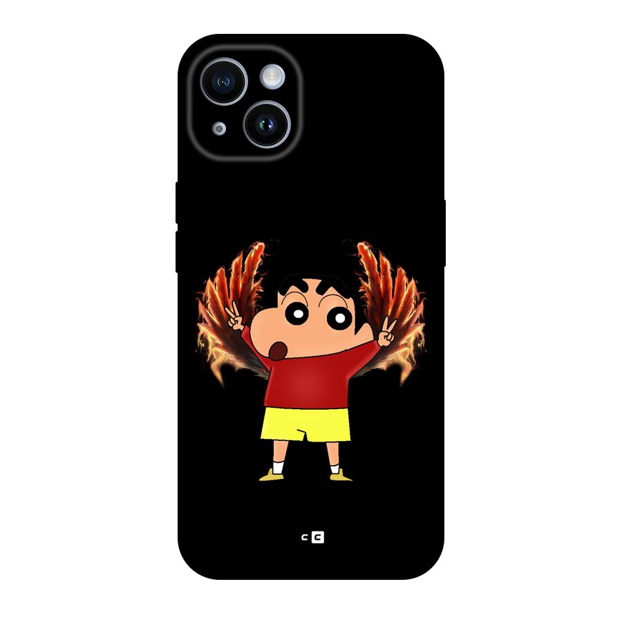 Fire Shinchan Back Case for iPhone 14