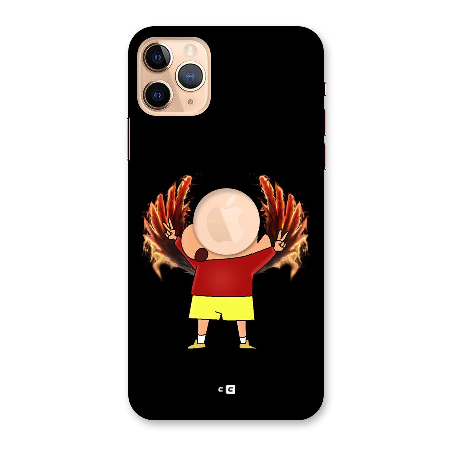 Fire Shinchan Back Case for iPhone 11 Pro Max Logo Cut