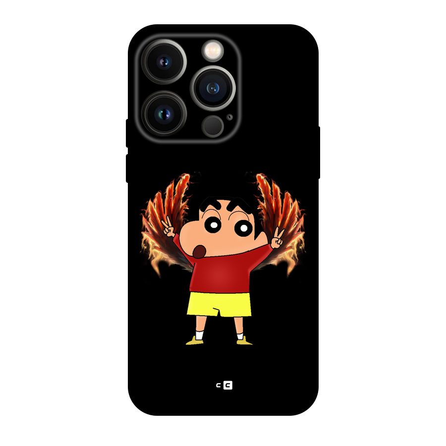 Fire Shinchan Back Case for iPhone 14 Pro