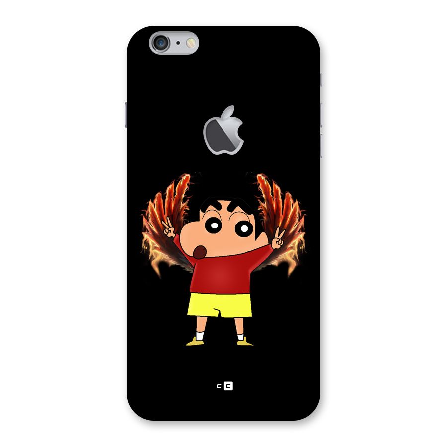 Fire Shinchan Back Case for iPhone 6 Plus 6S Plus Logo Cut