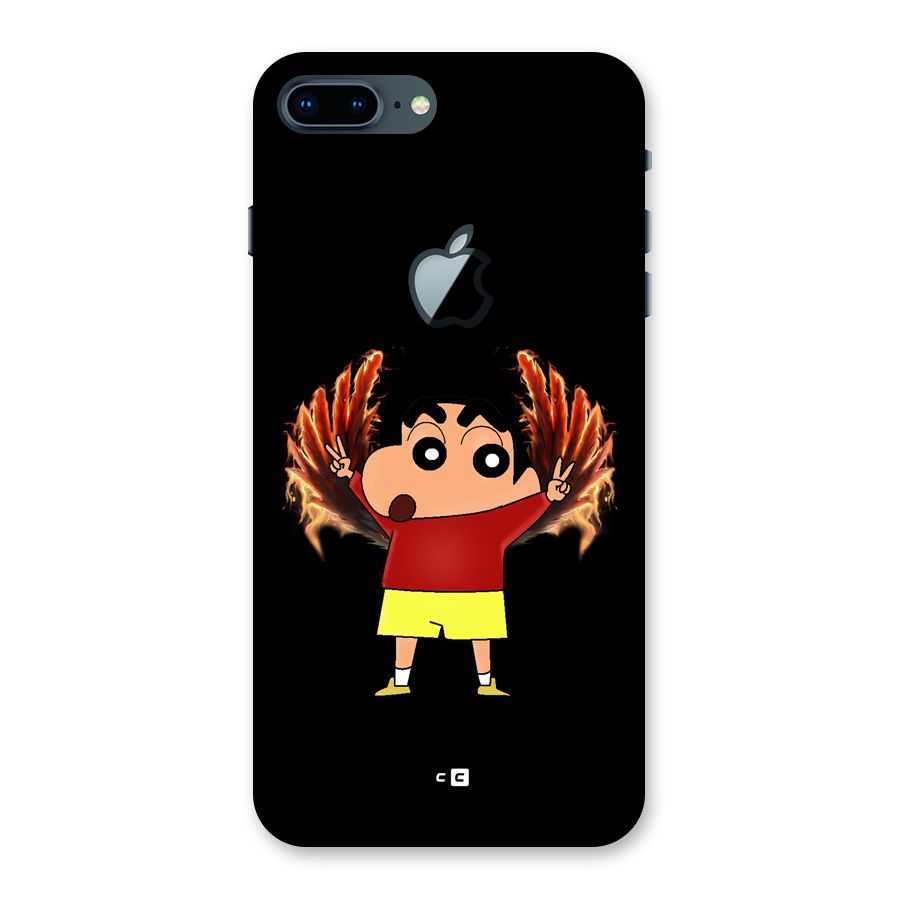 Fire Shinchan Back Case for iPhone 7 Plus Apple Cut