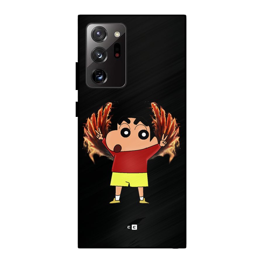 Fire Shinchan Metal Back Case for Galaxy Note 20 Ultra 5G