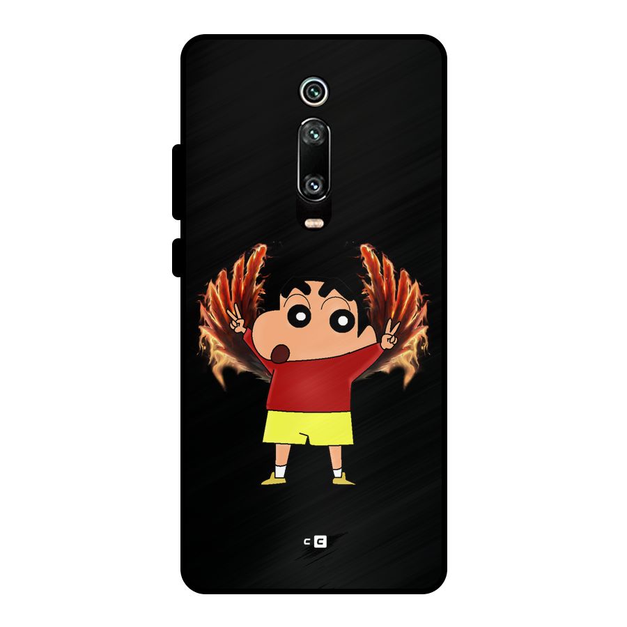 Fire Shinchan Metal Back Case for Redmi K20