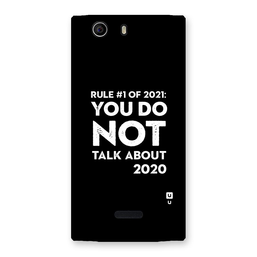 First Rule of 2021 Back Case for Canvas Nitro 2 E311