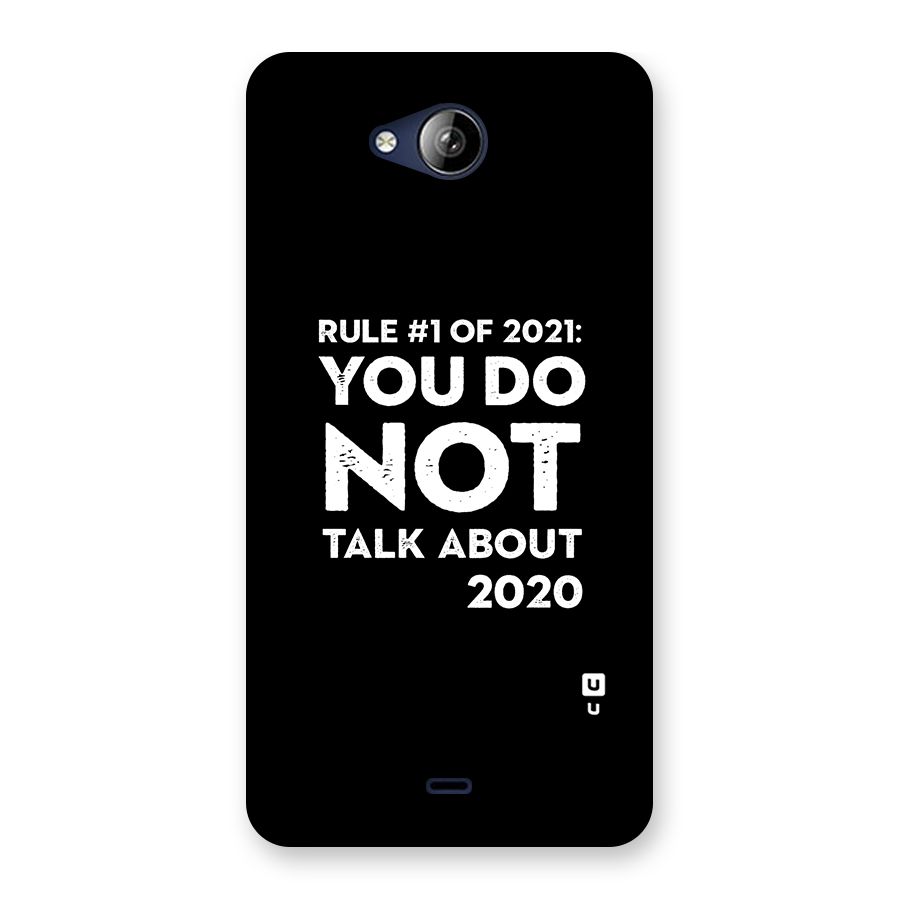 First Rule of 2021 Back Case for Canvas Play Q355