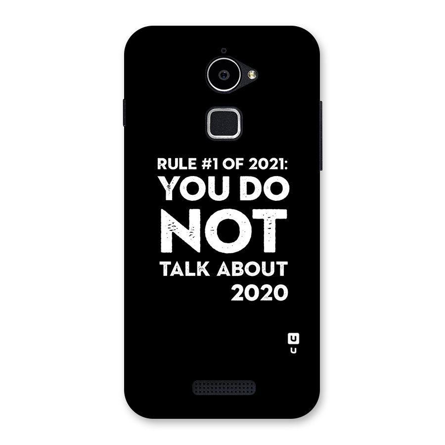 First Rule of 2021 Back Case for Coolpad Note 3 Lite
