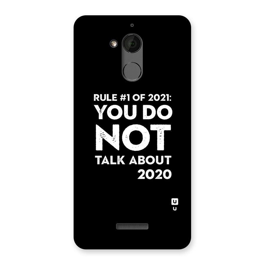 First Rule of 2021 Back Case for Coolpad Note 5