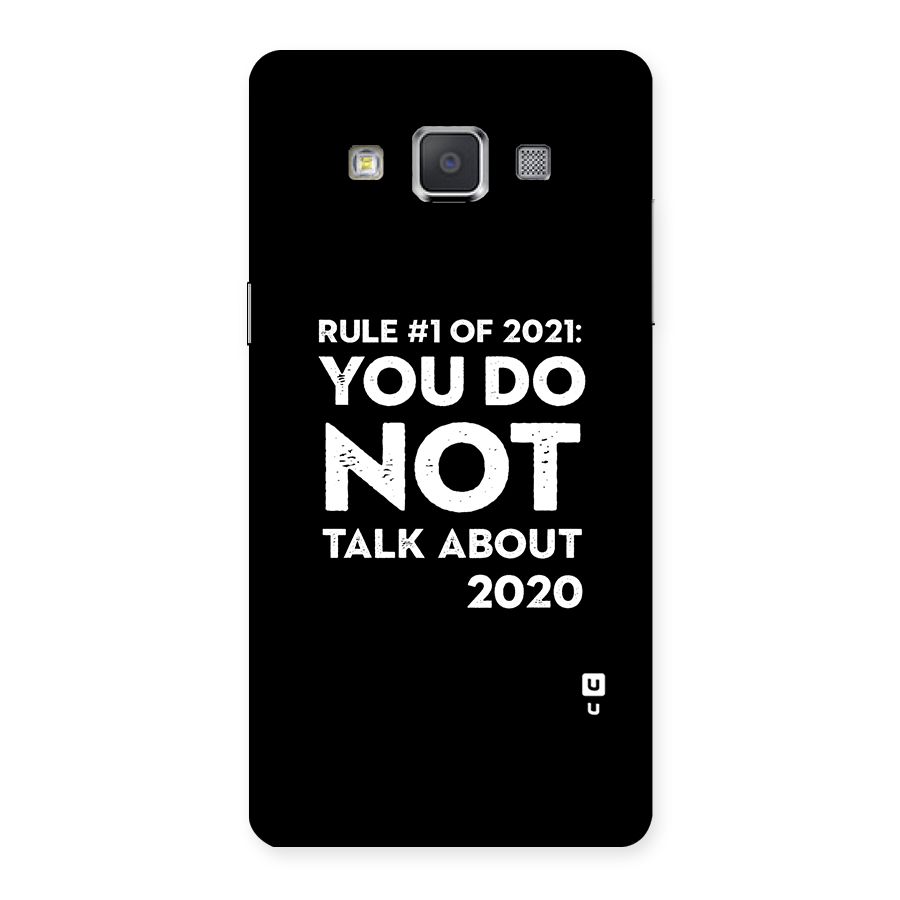 First Rule of 2021 Back Case for Galaxy Grand Max