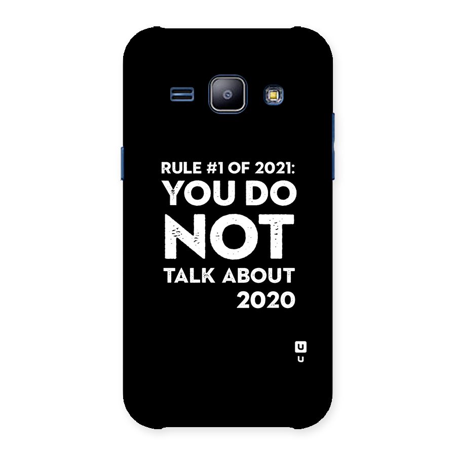First Rule of 2021 Back Case for Galaxy J1