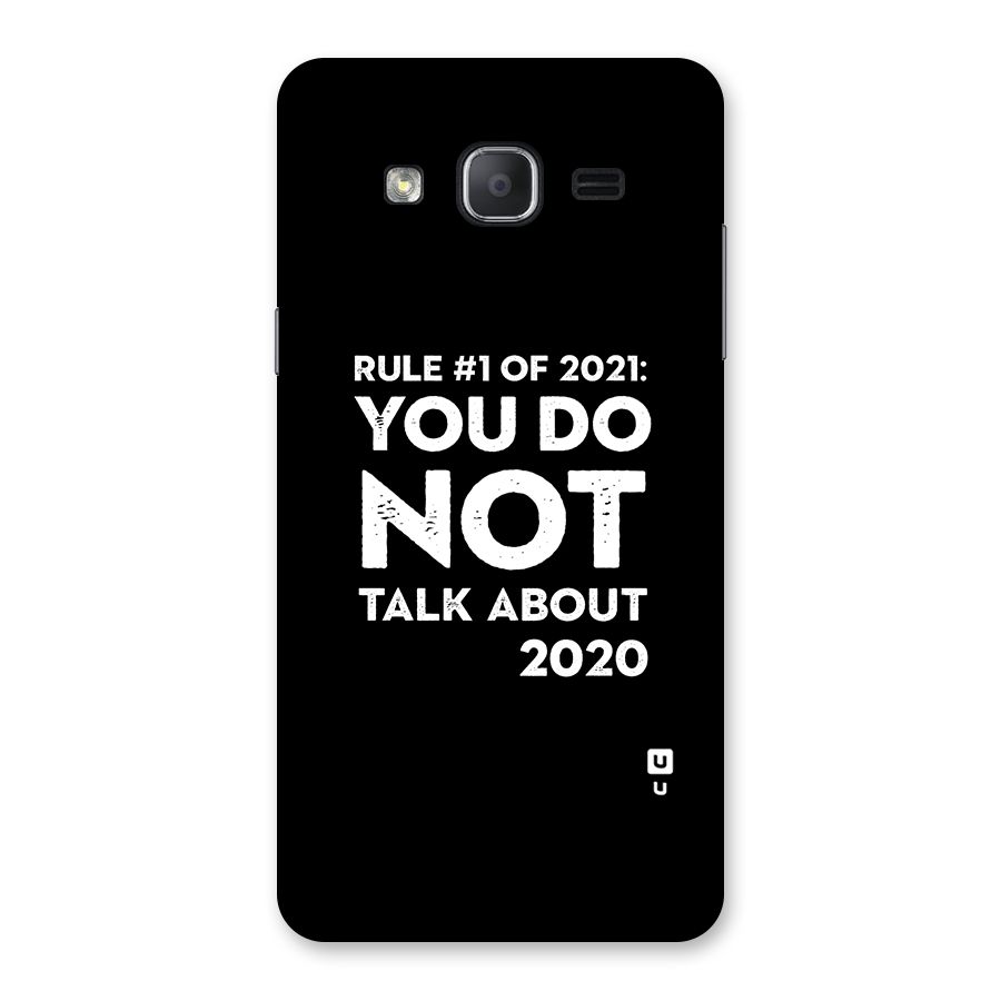 First Rule of 2021 Back Case for Galaxy On7 2015