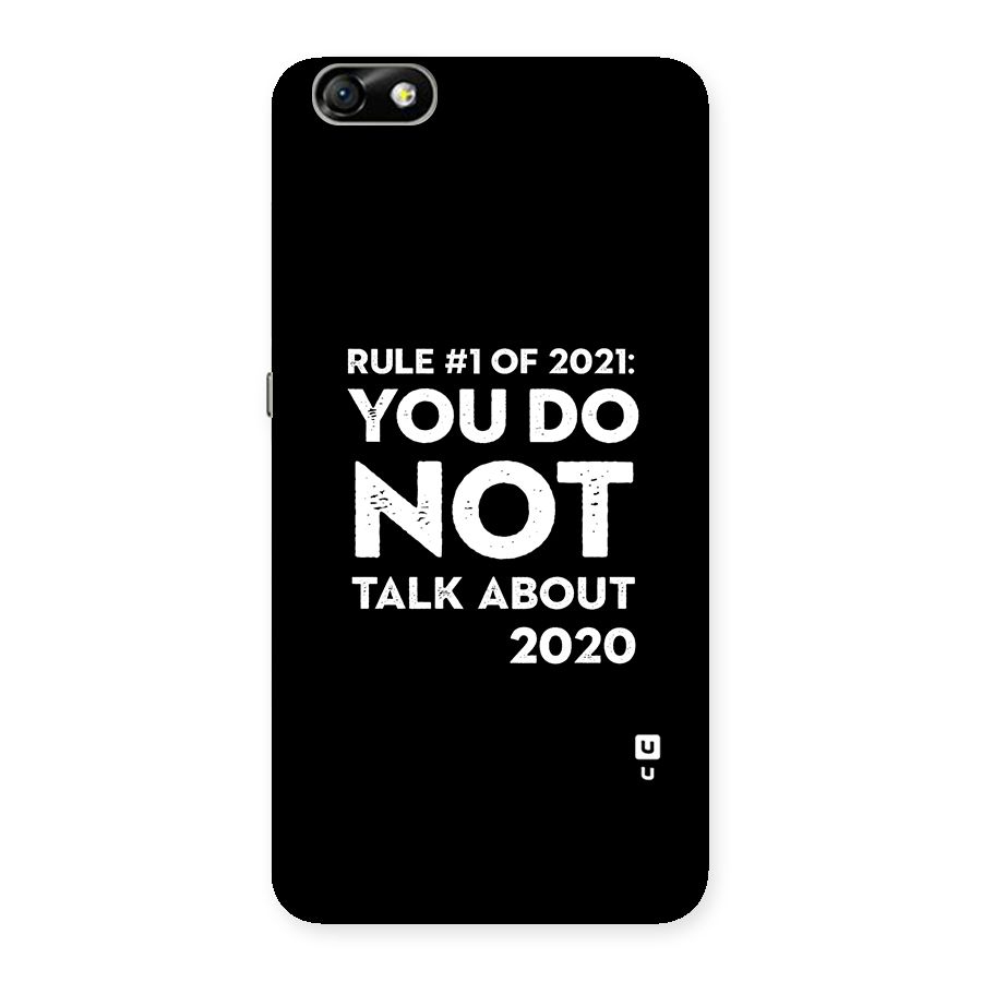 First Rule of 2021 Back Case for Honor 4X