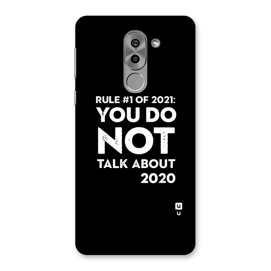 First Rule of 2021 Back Case for Honor 6X
