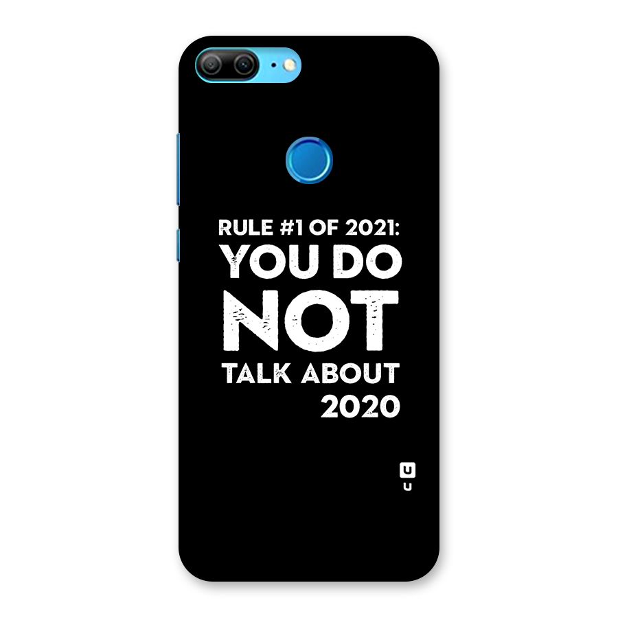 First Rule of 2021 Back Case for Honor 9 Lite