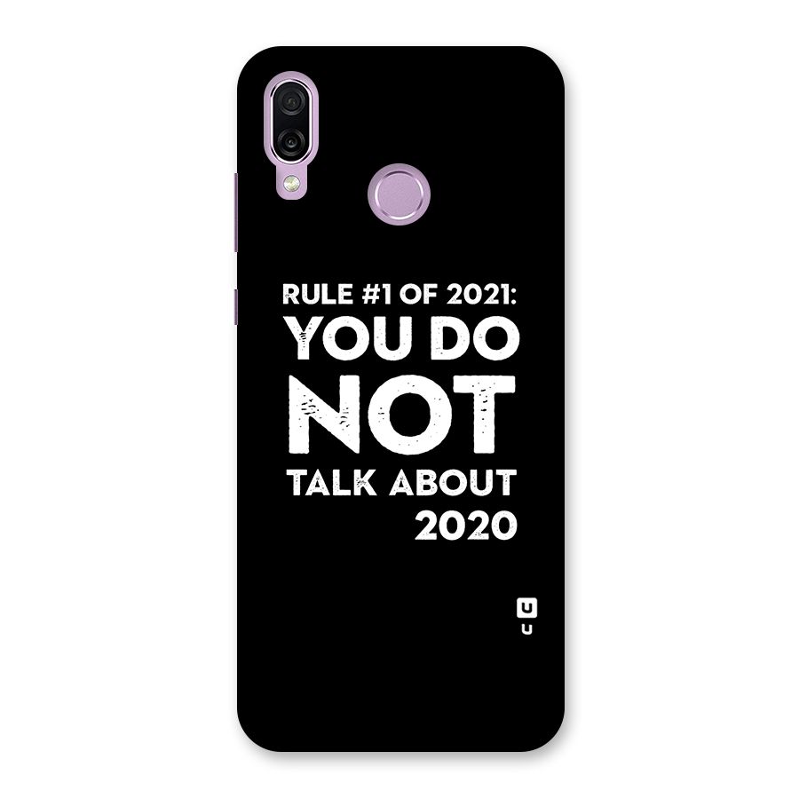 First Rule of 2021 Back Case for Honor Play