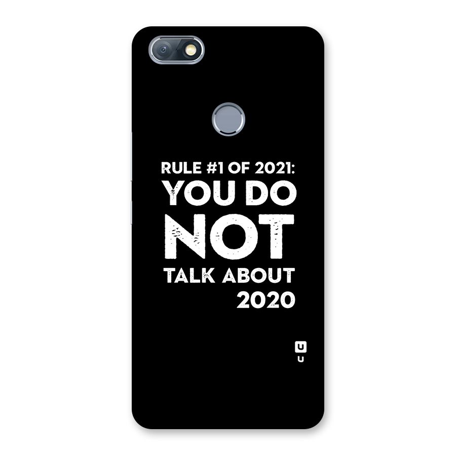 First Rule of 2021 Back Case for Infinix Note 5