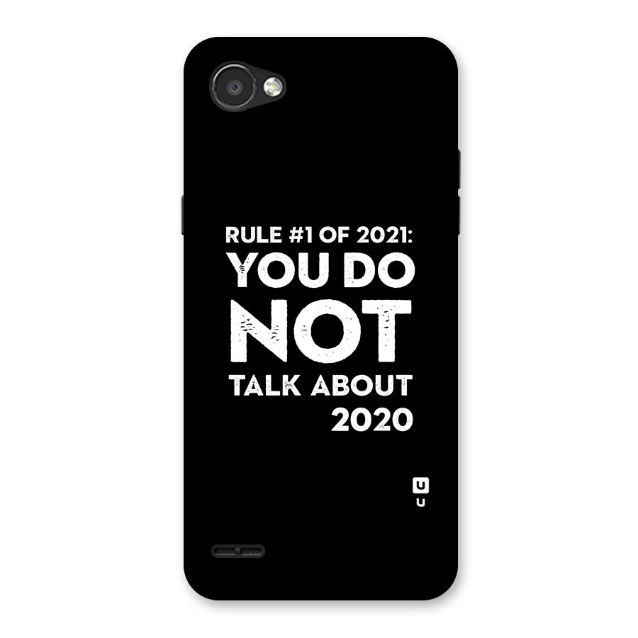 First Rule of 2021 Back Case for LG Q6