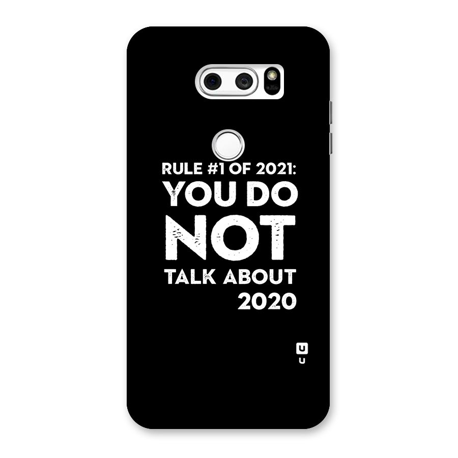 First Rule of 2021 Back Case for LG V30