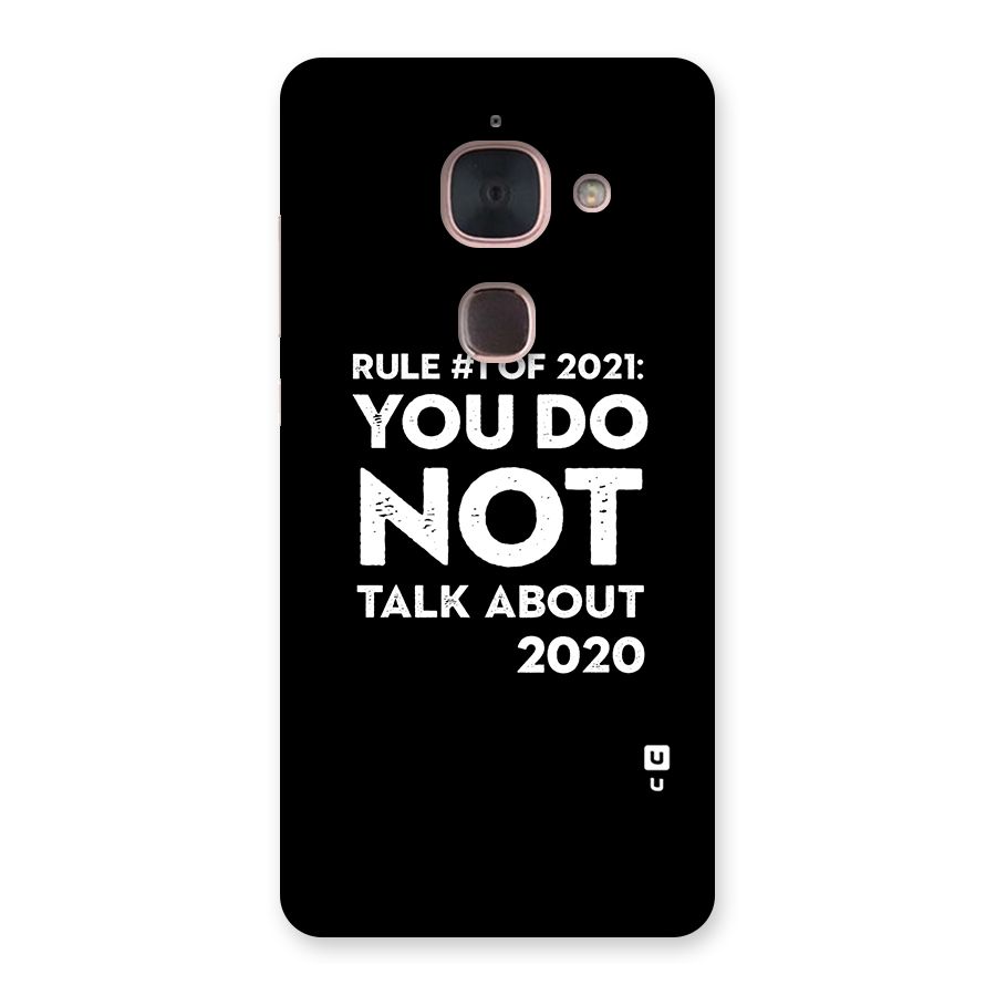 First Rule of 2021 Back Case for Le Max 2
