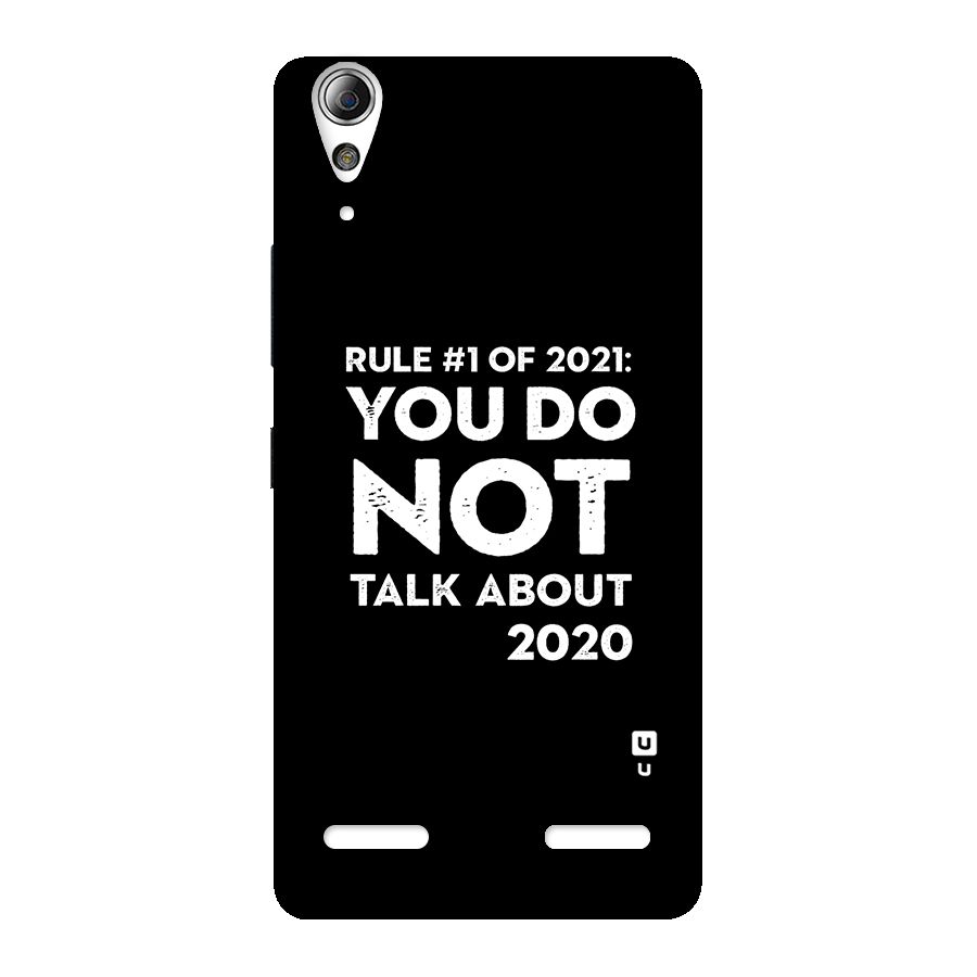 First Rule of 2021 Back Case for Lenovo A6000