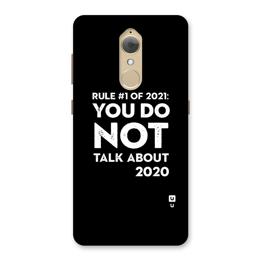 First Rule of 2021 Back Case for Lenovo K8
