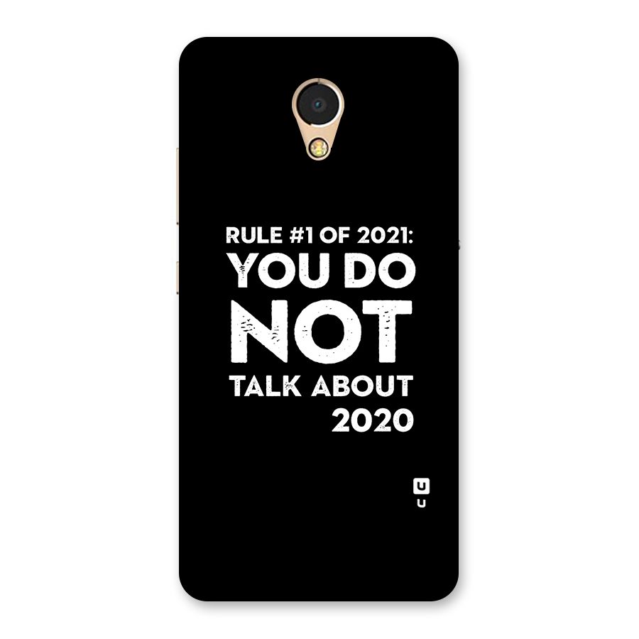 First Rule of 2021 Back Case for Lenovo P2