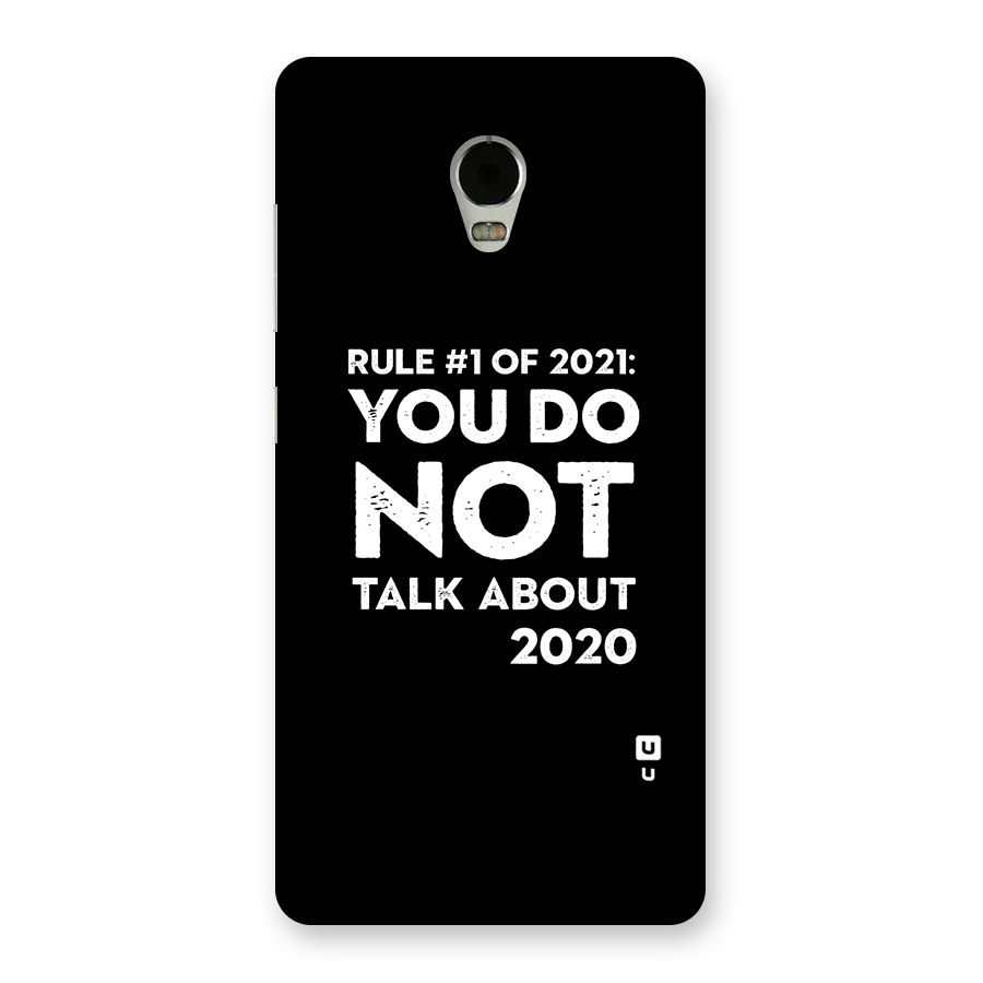 First Rule of 2021 Back Case for Lenovo Vibe P1