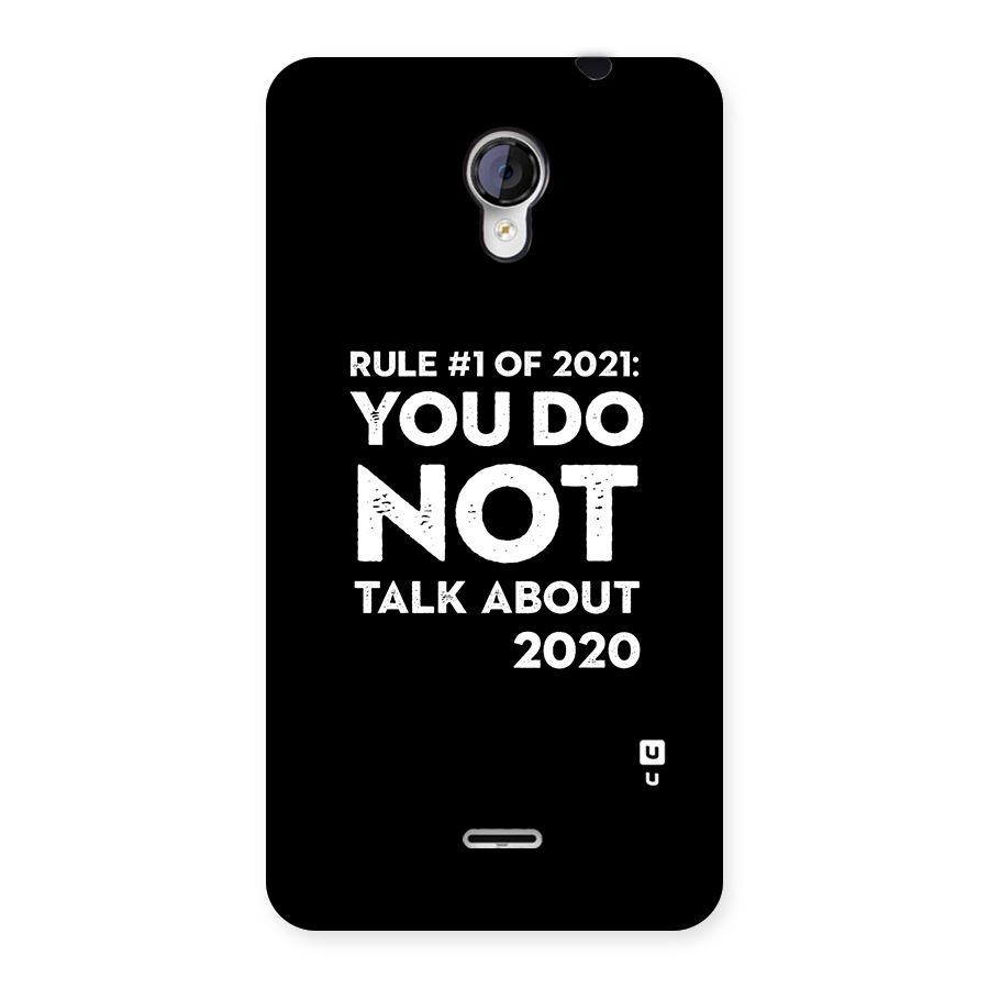 First Rule of 2021 Back Case for Micromax Unite 2 A106