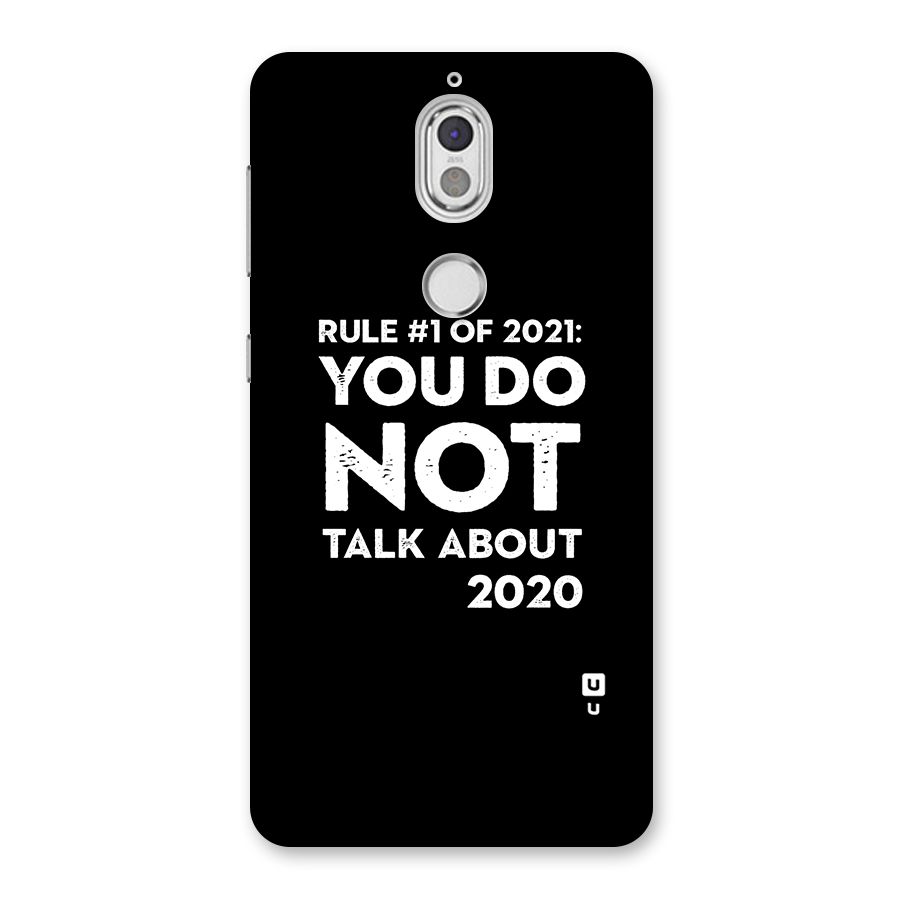 First Rule of 2021 Back Case for Nokia 7