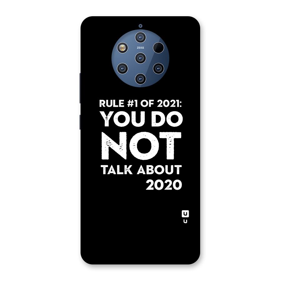 First Rule of 2021 Back Case for Nokia 9 PureView