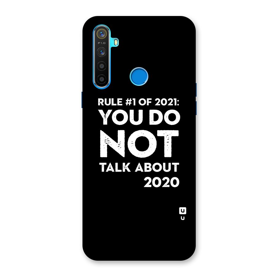 First Rule of 2021 Back Case for Realme 5s