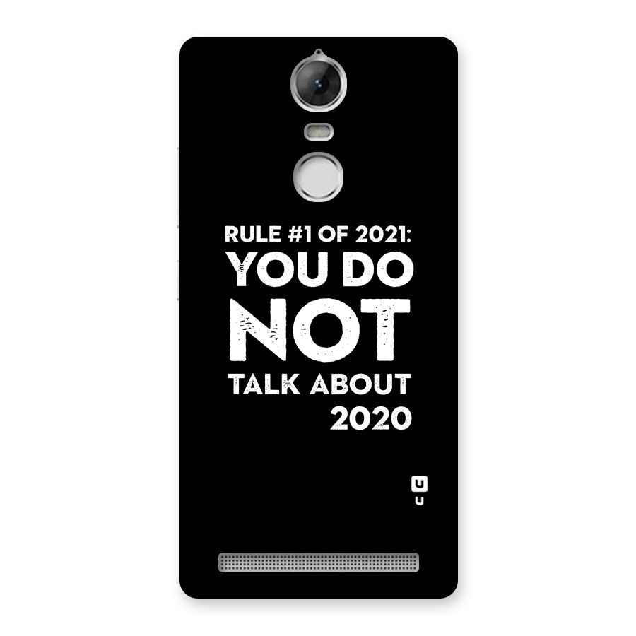 First Rule of 2021 Back Case for Vibe K5 Note