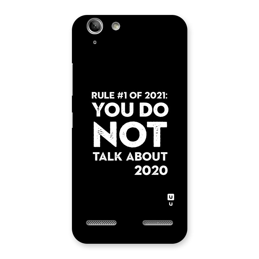 First Rule of 2021 Back Case for Vibe K5 Plus
