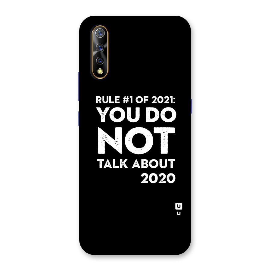 First Rule of 2021 Back Case for Vivo S1