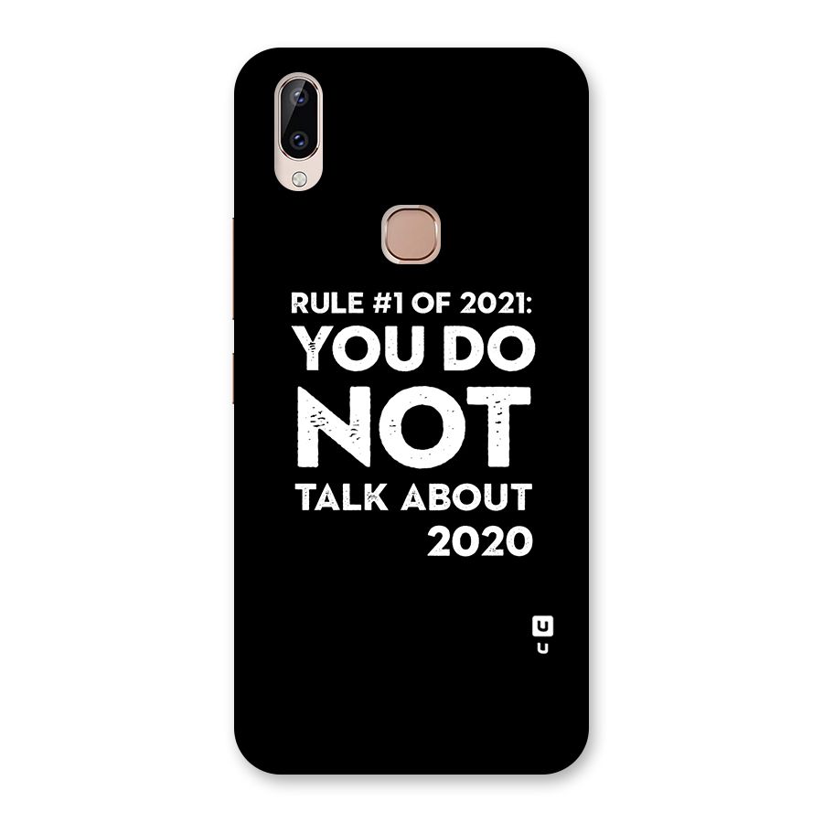 First Rule of 2021 Back Case for Vivo Y83 Pro